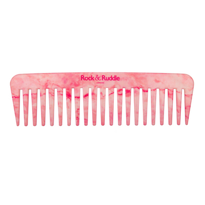 Rose Marble Wide Tooth Comb