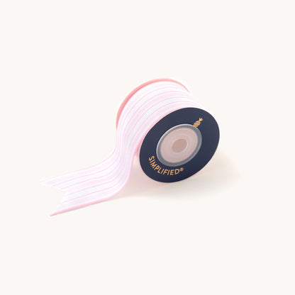 Grosgrain Ribbon, Blush Stripe