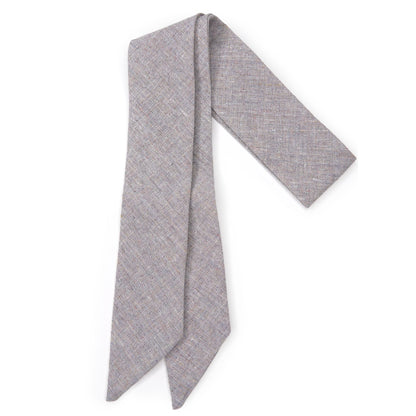 Slate Grey Hair Sash for Girls & Women - Neck Scarf & Hair Wrap