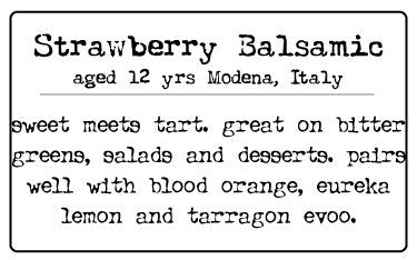 Strawberry Balsamic