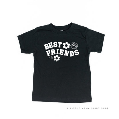 BEST FRIENDS (Flowers) - Short Sleeve Child Shirt