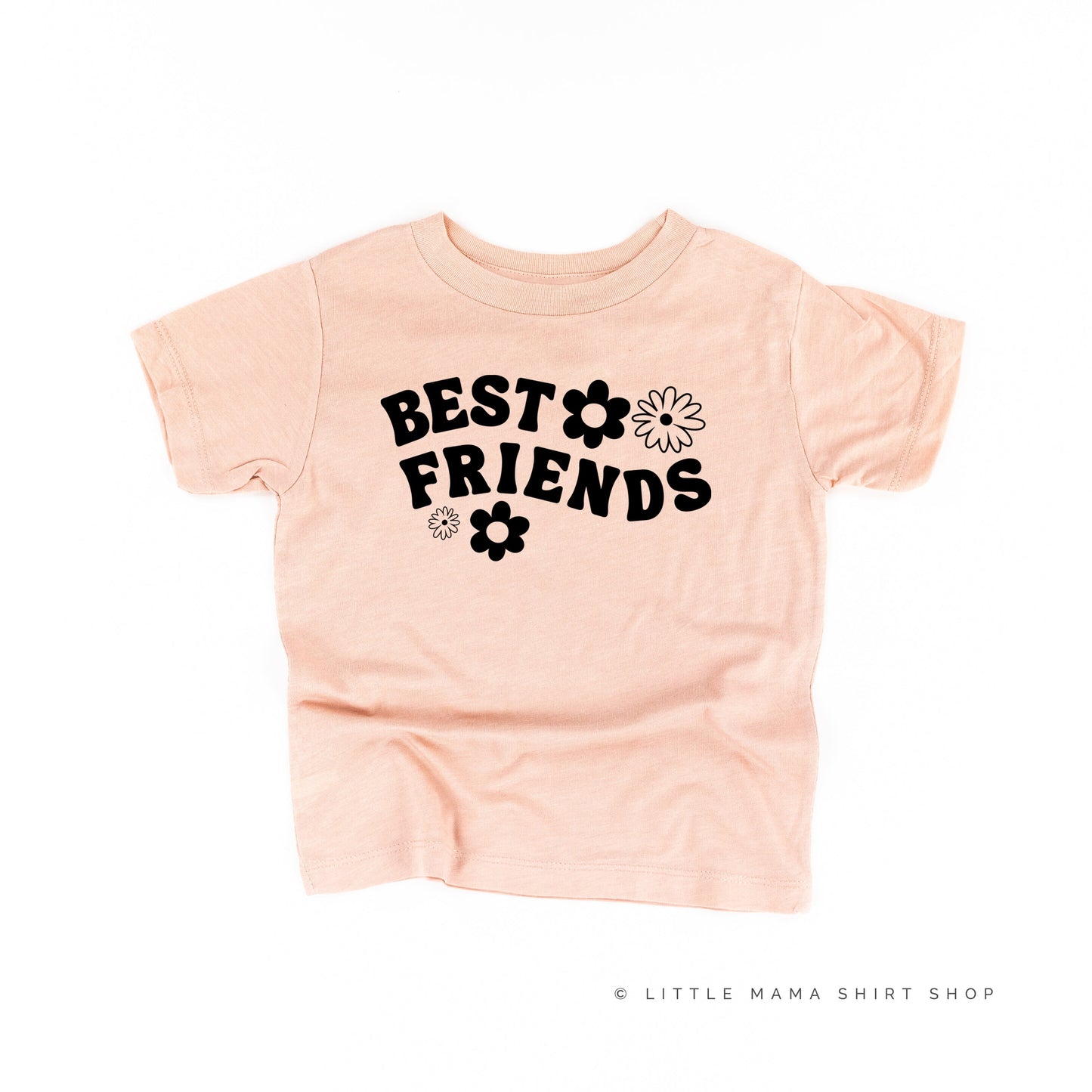 BEST FRIENDS (Flowers) - Short Sleeve Child Shirt