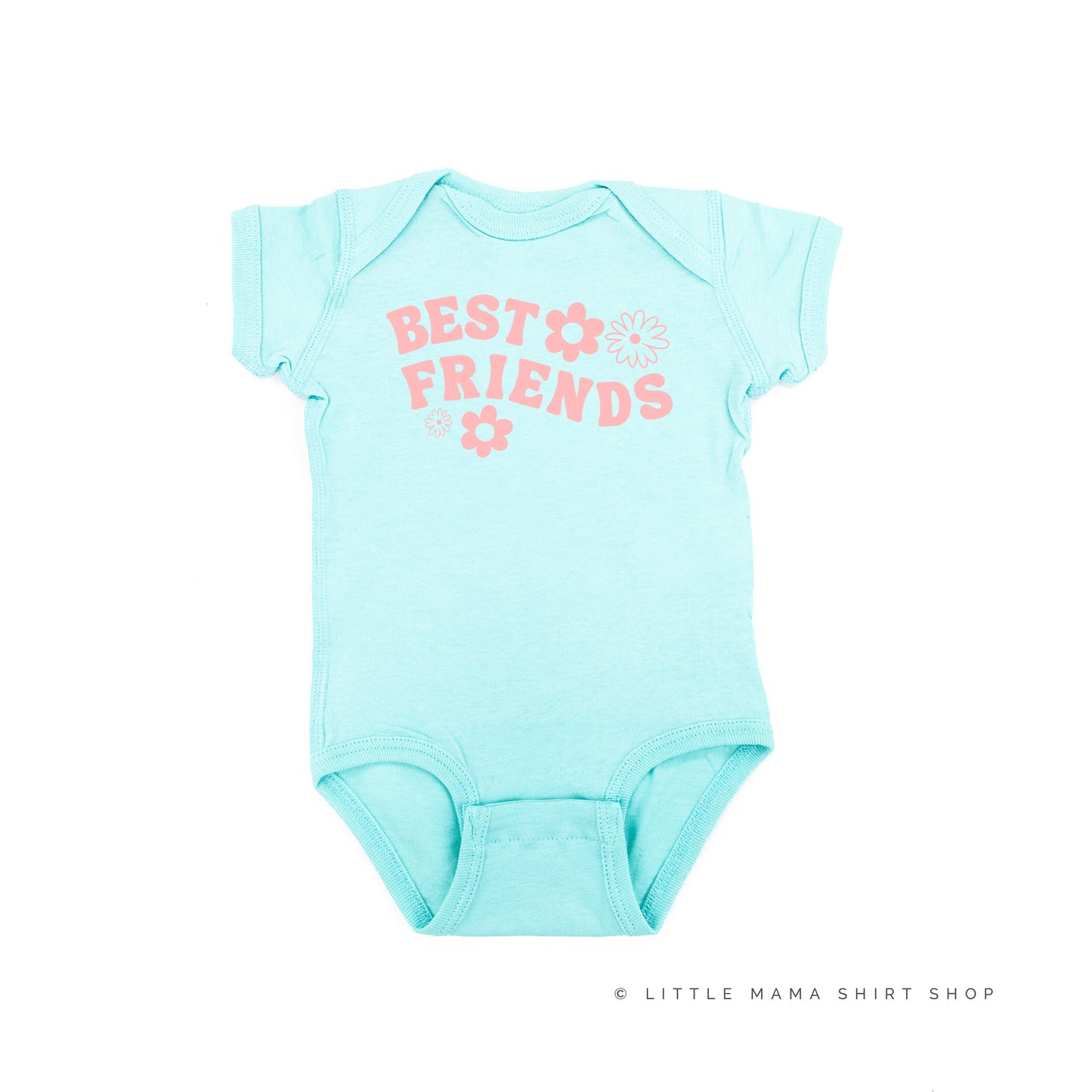 BEST FRIENDS (Flowers) - Short Sleeve Child Shirt