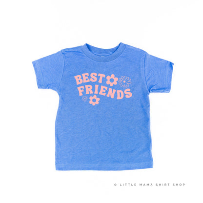 BEST FRIENDS (Flowers) - Short Sleeve Child Shirt