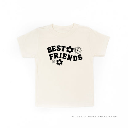 BEST FRIENDS (Flowers) - Short Sleeve Child Shirt