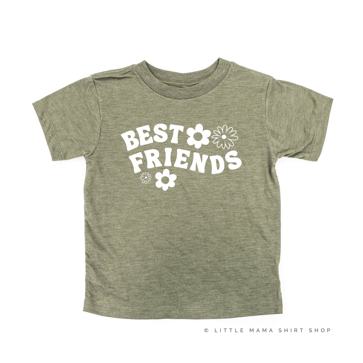 BEST FRIENDS (Flowers) - Short Sleeve Child Shirt