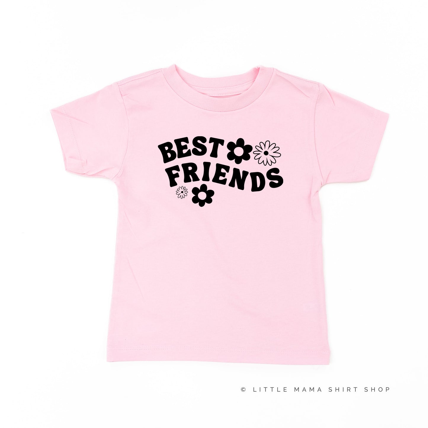 BEST FRIENDS (Flowers) - Short Sleeve Child Shirt