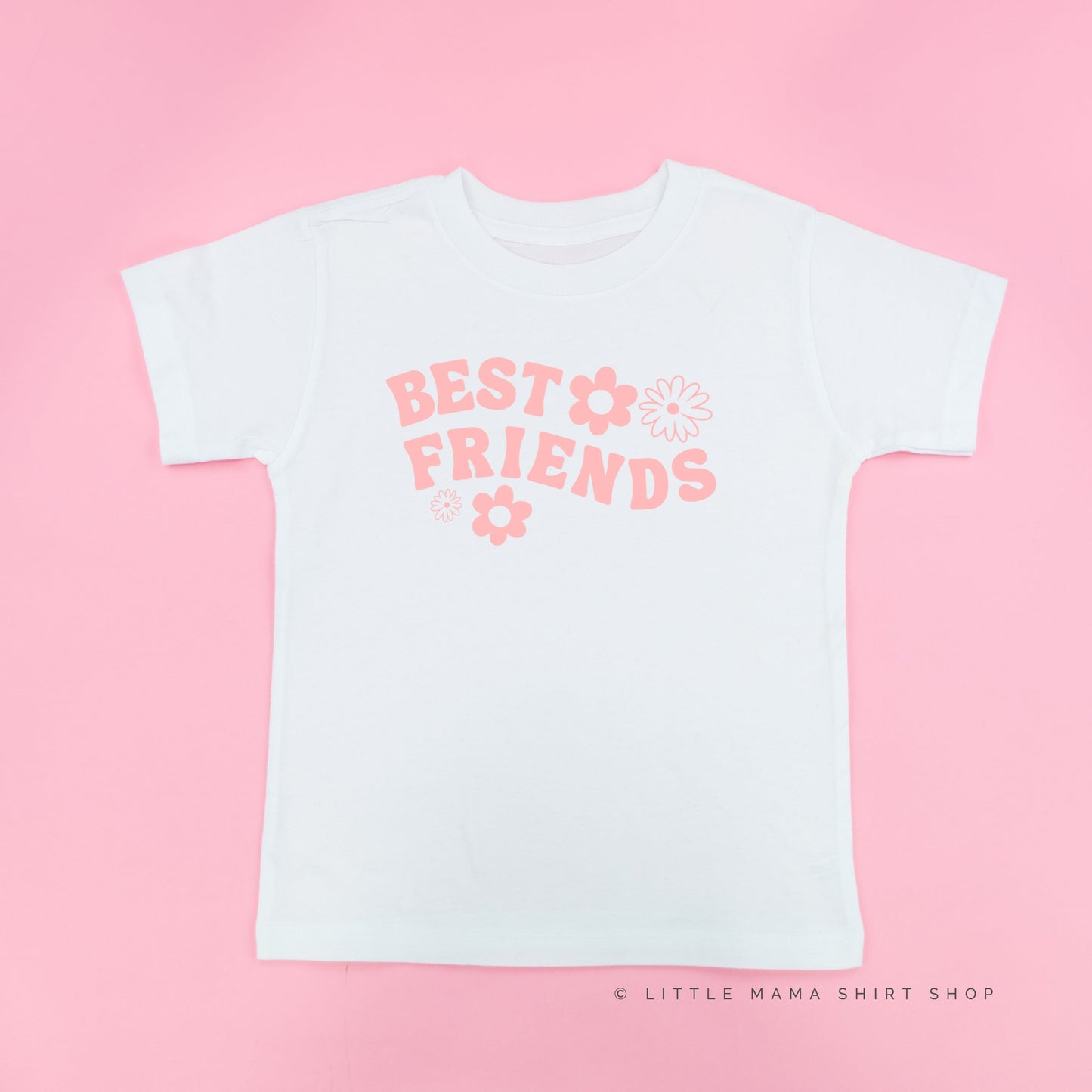 BEST FRIENDS (Flowers) - Short Sleeve Child Shirt