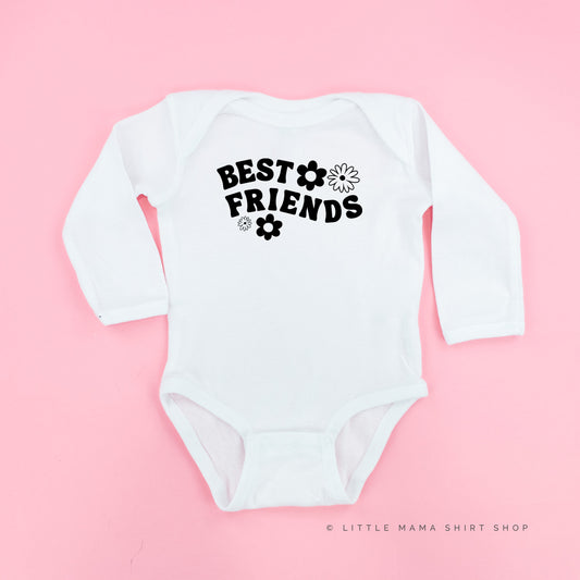 BEST FRIENDS (Flowers) - Long Sleeve Child Shirt