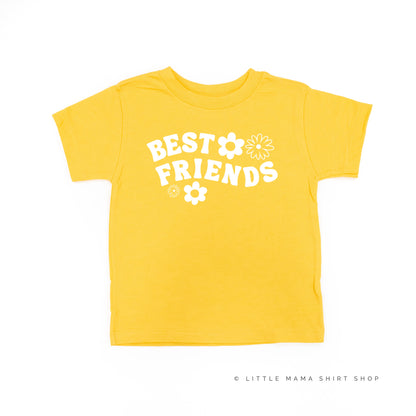 BEST FRIENDS (Flowers) - Short Sleeve Child Shirt