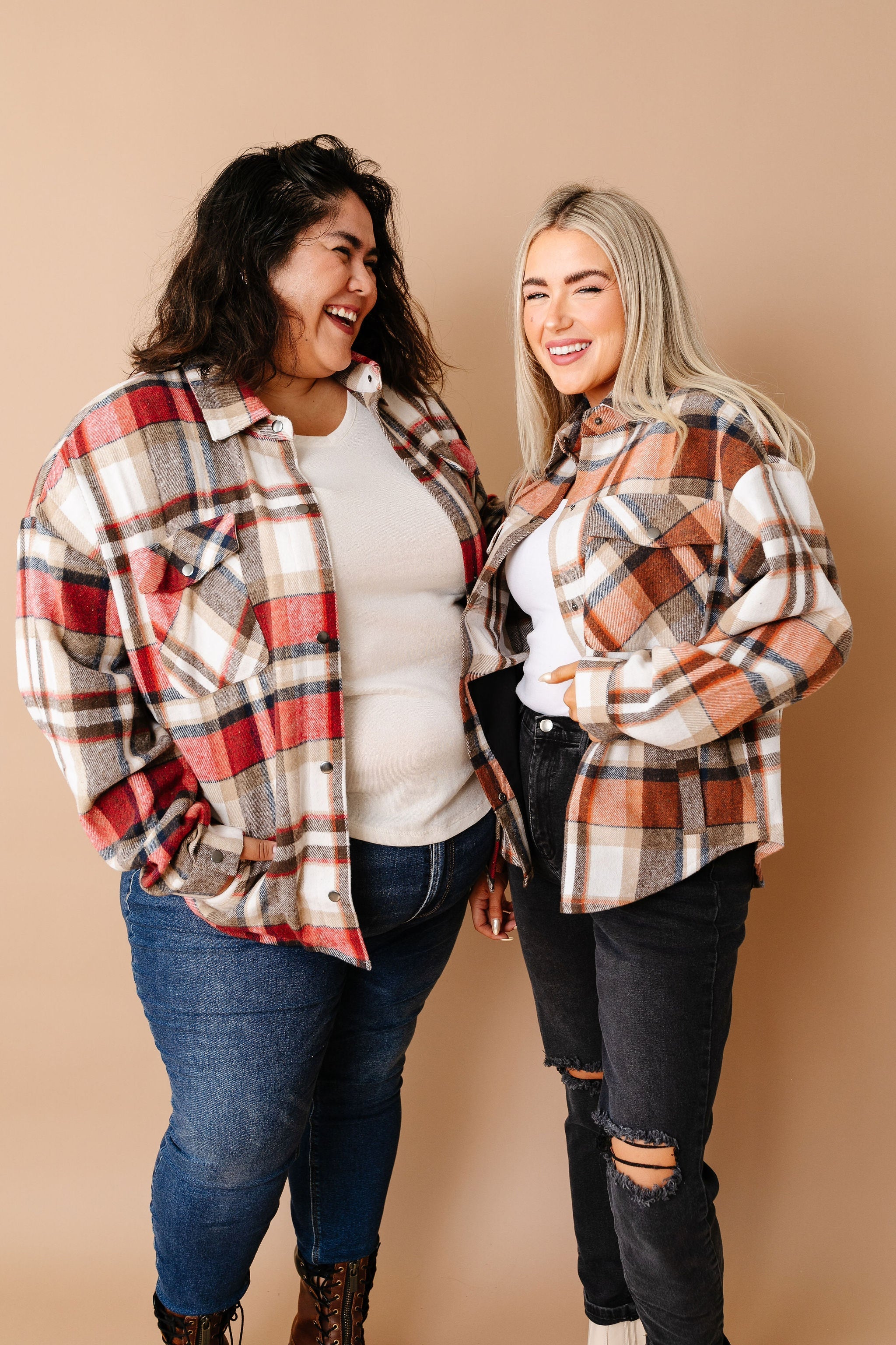 the plaid flannel shacket