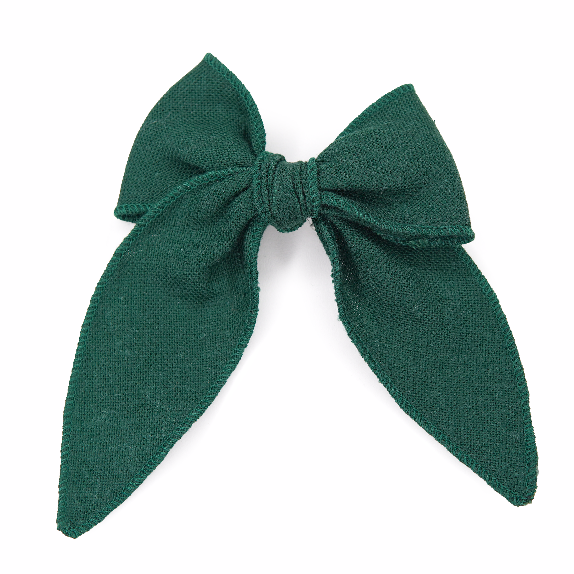 Evergreen Hair Bow for Girls - Large
