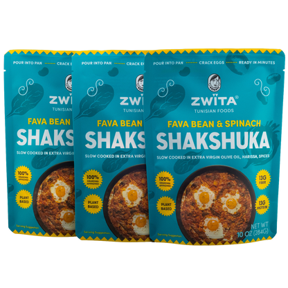 Fava Bean & Spinach Shakshuka 3-pack