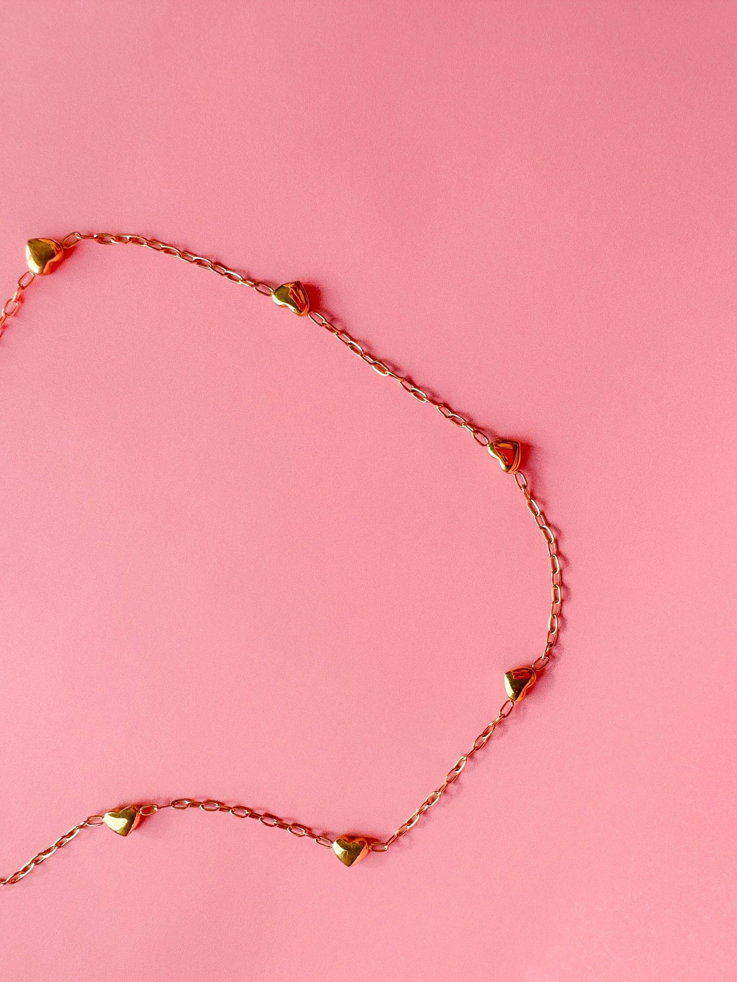 String of Hearts Necklace