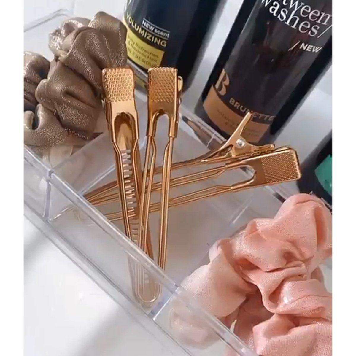 Metal Blow Dry Clips 6pc (Gold)