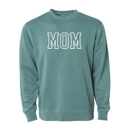 Embroidered Pigment Dye Crewneck Sweatshirt - OUTLINE NAME