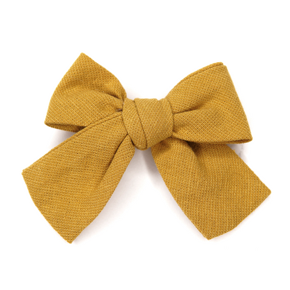 Golden - Hair Bow for Girls - Small