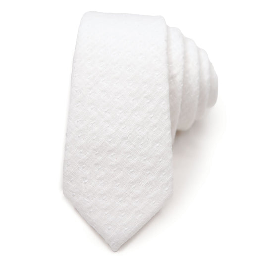 Simply White Men's Tie