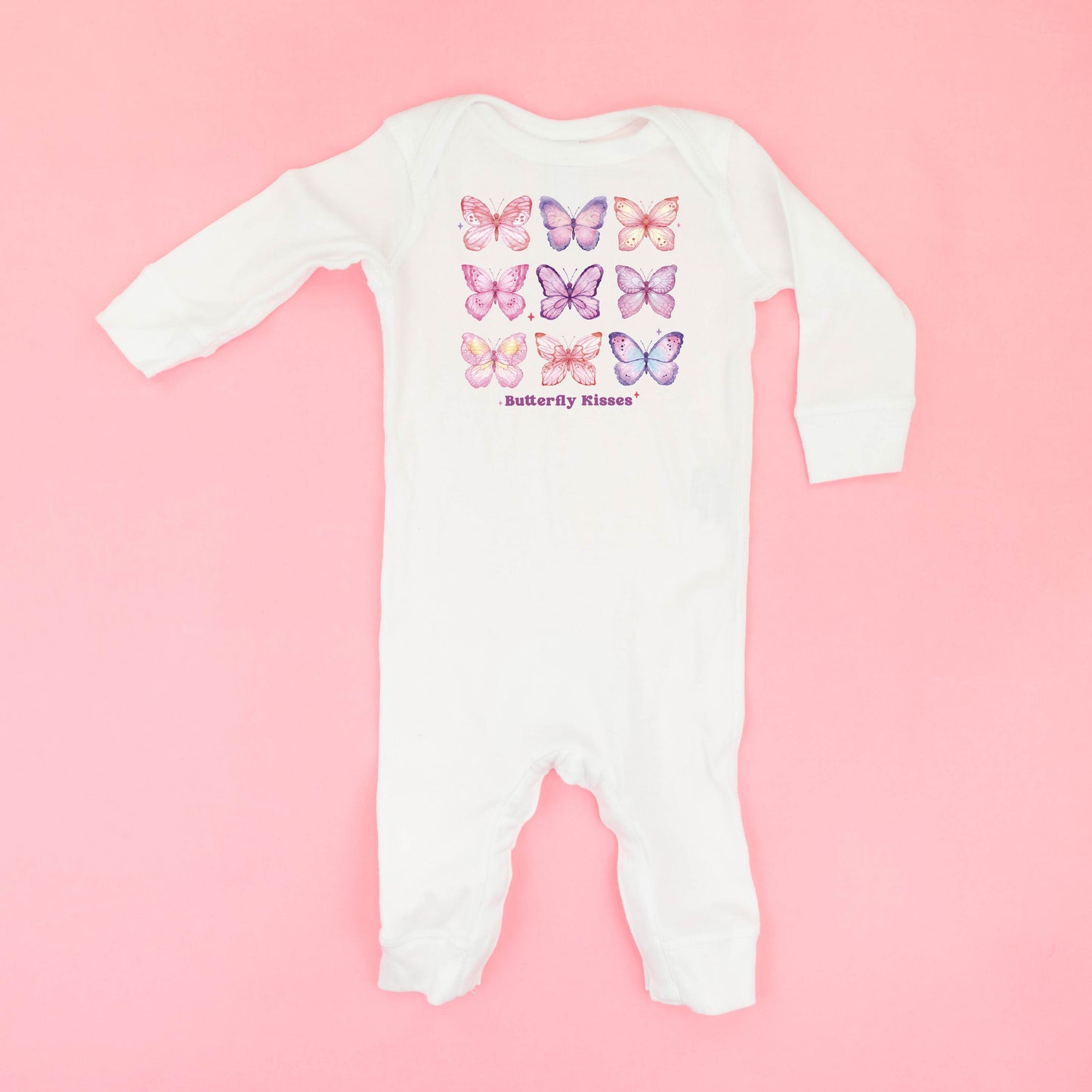 Butterfly Kisses - One Piece Baby Sleeper