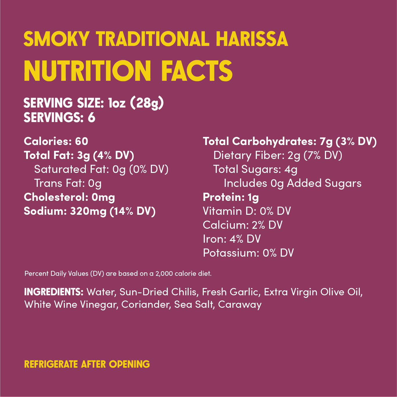 Smoky Traditional Harissa