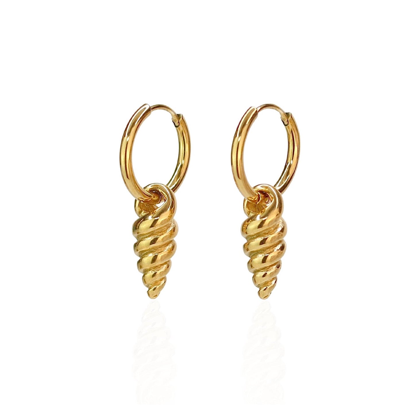 Spiral Shell Hoops