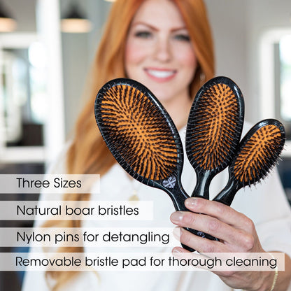 Acorns and Butterflies Hairbrush