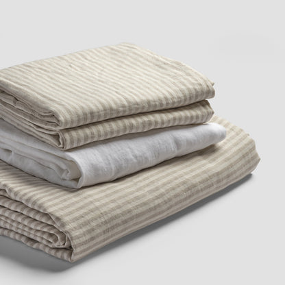 Monocolor Oatmeal Stripe Basic Bundle