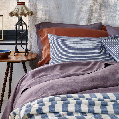 Elderberry Linen Duvet Cover