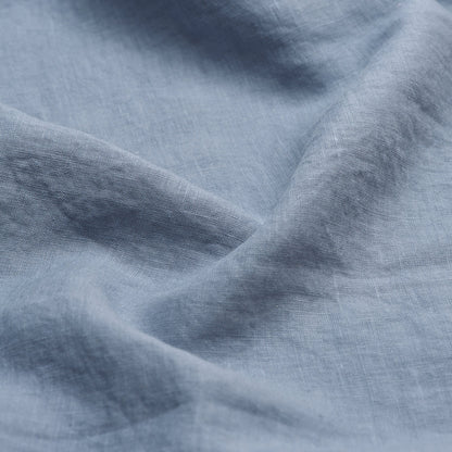 Dusk Blue Linen Pillowcases (Pair)