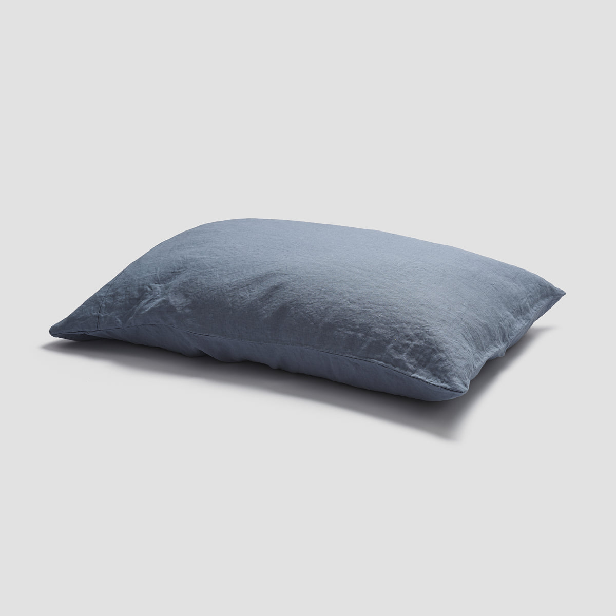 Dusk Blue Linen Pillowcases (Pair)