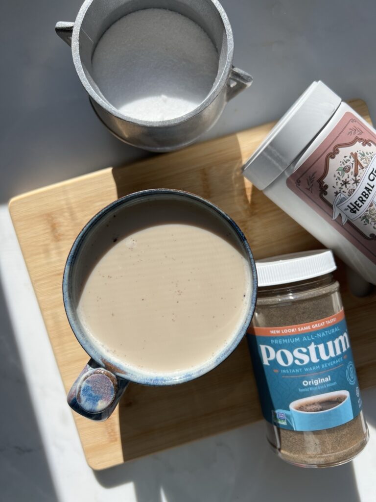 Caffeine-Free Herbal Dirty Chai Latte
